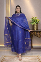 Silk Linen Jamdani Kurta Dupatta