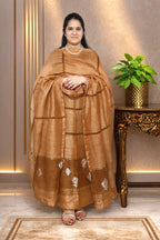 Silk Linen Jamdani Kurta Dupatta