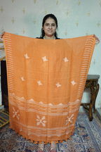 Jayshree Linen jamdani with Thread weaving  Dupatta -2pc