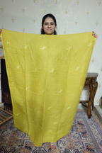 Jayshree Linen jamdani with Thread weaving  Dupatta -2pc