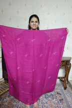 Jayshree Linen jamdani with Thread weaving  Dupatta -2pc