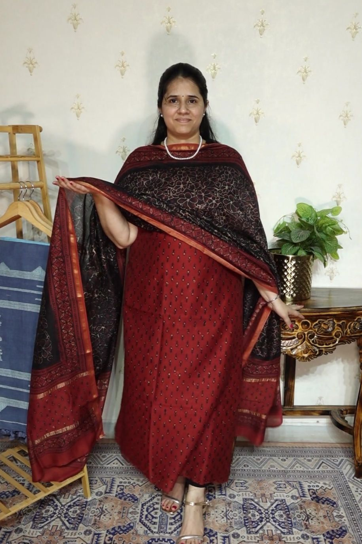 Maheshwari Silk - 70 GM with Digital Prints