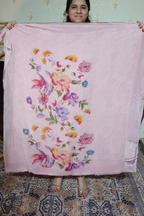Polka Print on Georgette with Georgette Dupatta and Crape bottom