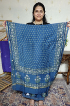 Handloom Cotton Suit Set with Hakoba Chikankari & Maheshwari Dupatta