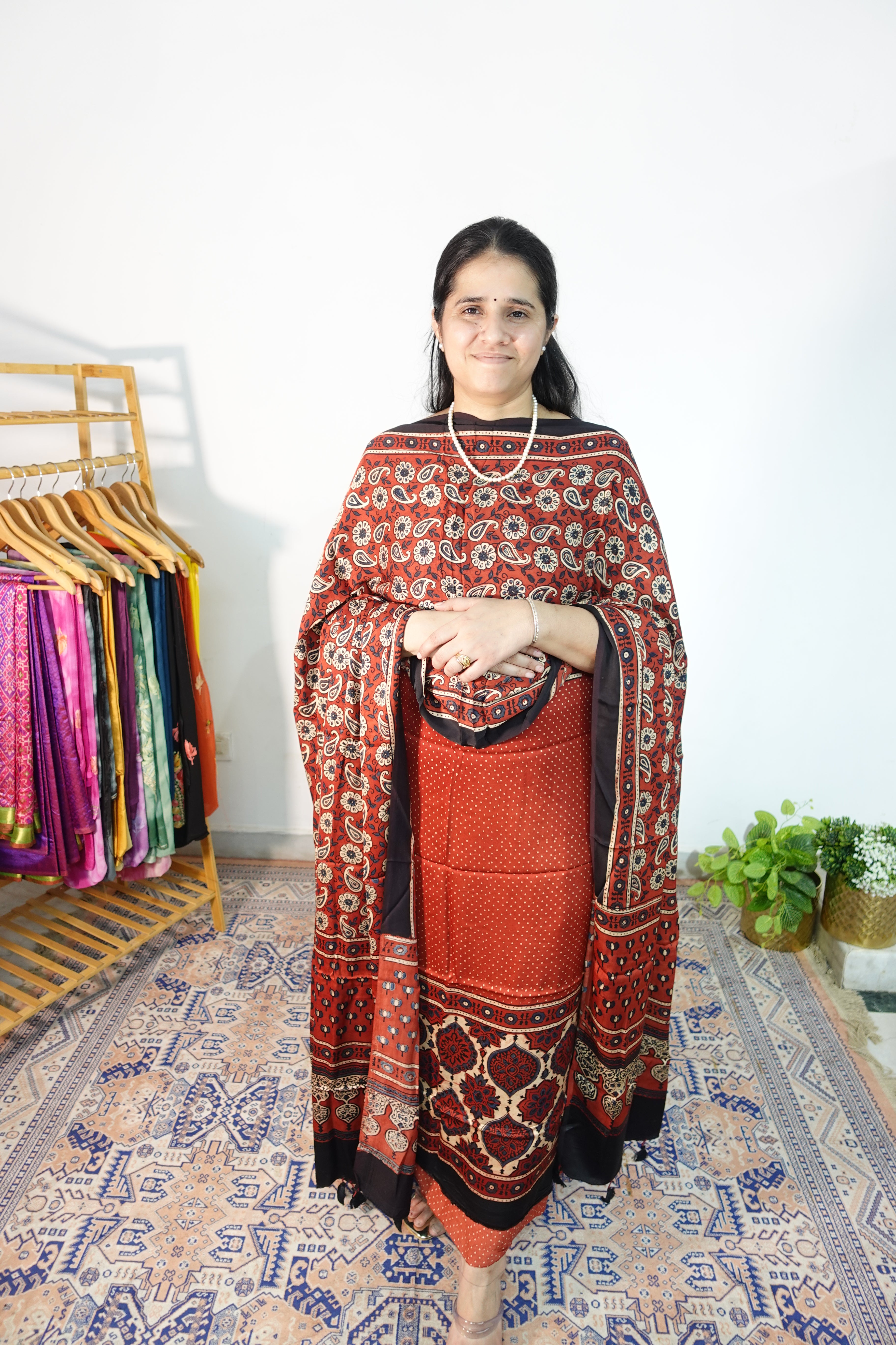 Ajrakh Fabric (Modal)