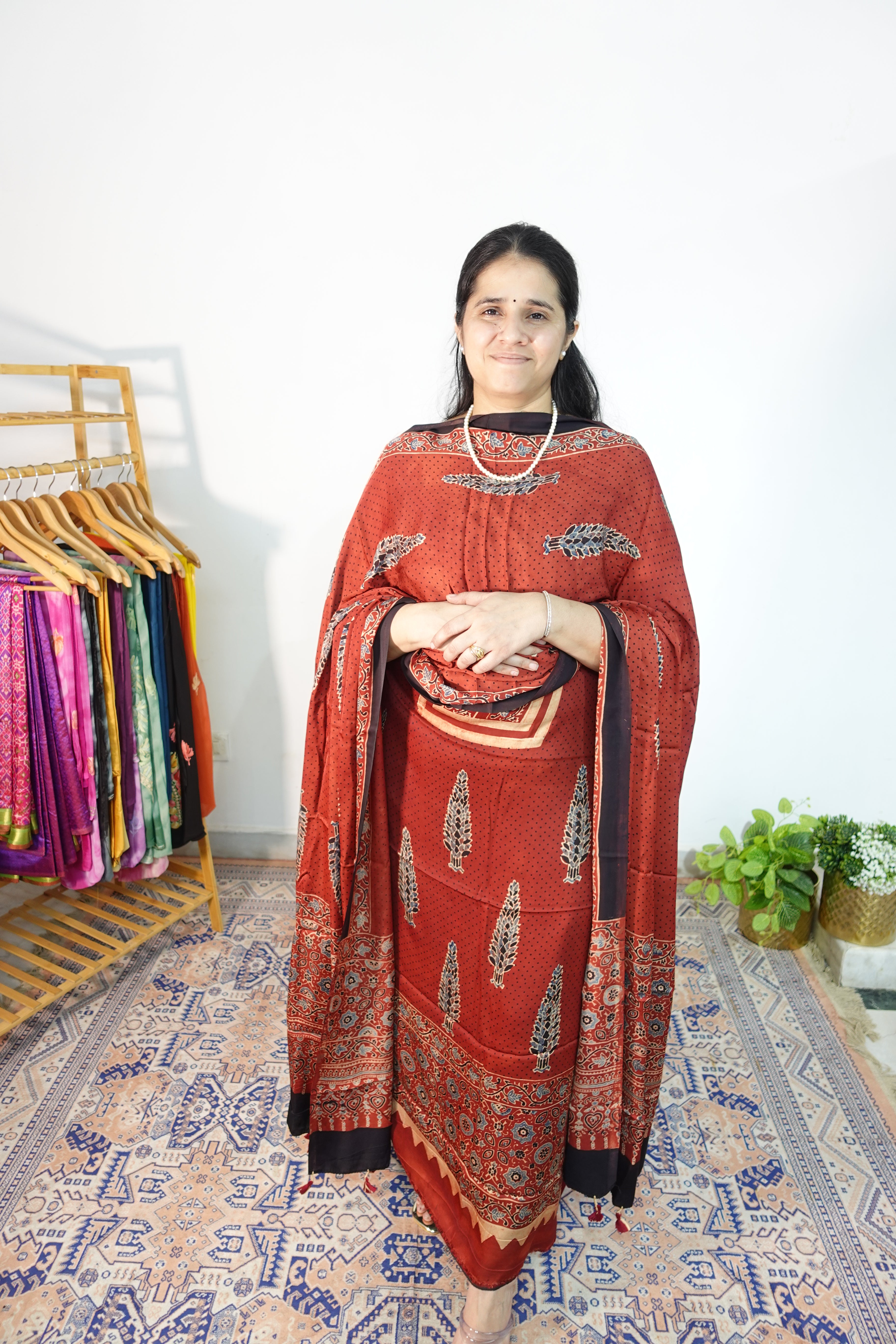 Ajrakh Fabric (Modal)