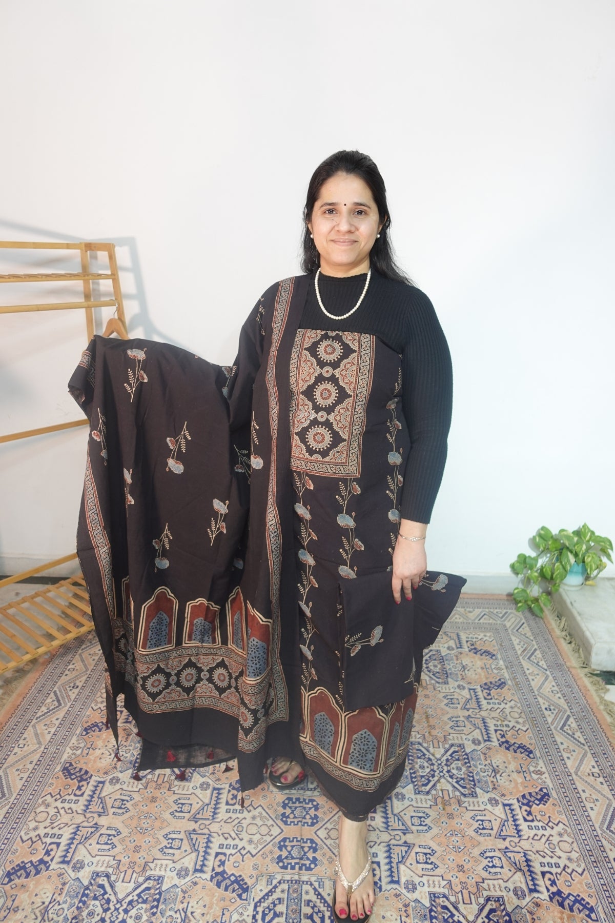 Ajrakh Fabric (Cotton)