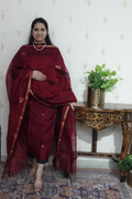SICO Jamdani -  Gold Zari Weaving -2 pc