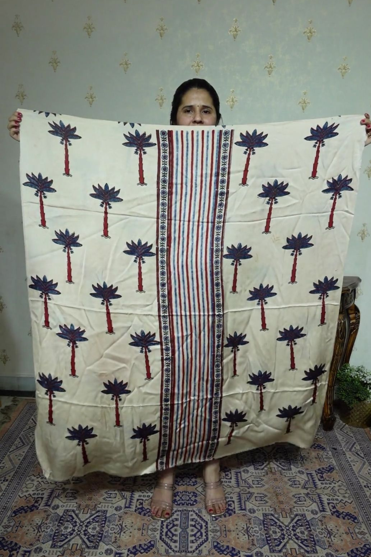 Ajrakh Modal Kurta Dupatta Set-2pc