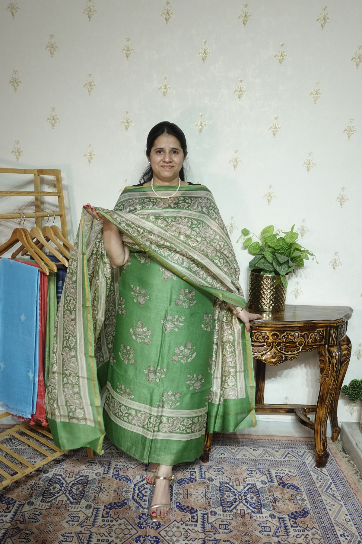 Maheshwari Silk - 70 GM with Digital Prints