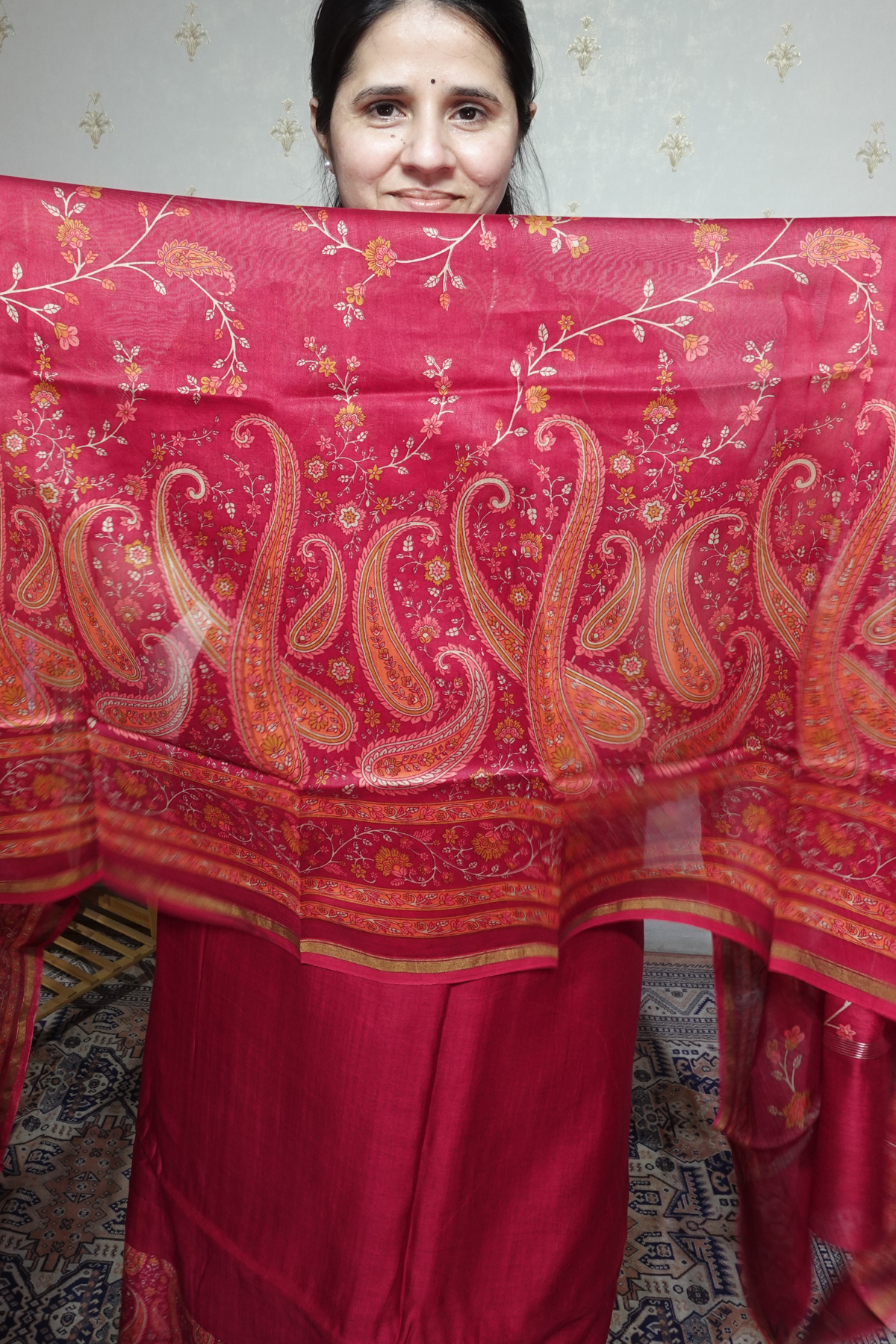Maheshwari Silk - 70 GM with Digital Prints