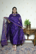 SICO Jamdani -  Gold Zari Weaving -2 pc