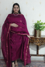 SICO Jamdani -  Gold Zari Weaving -2 pc