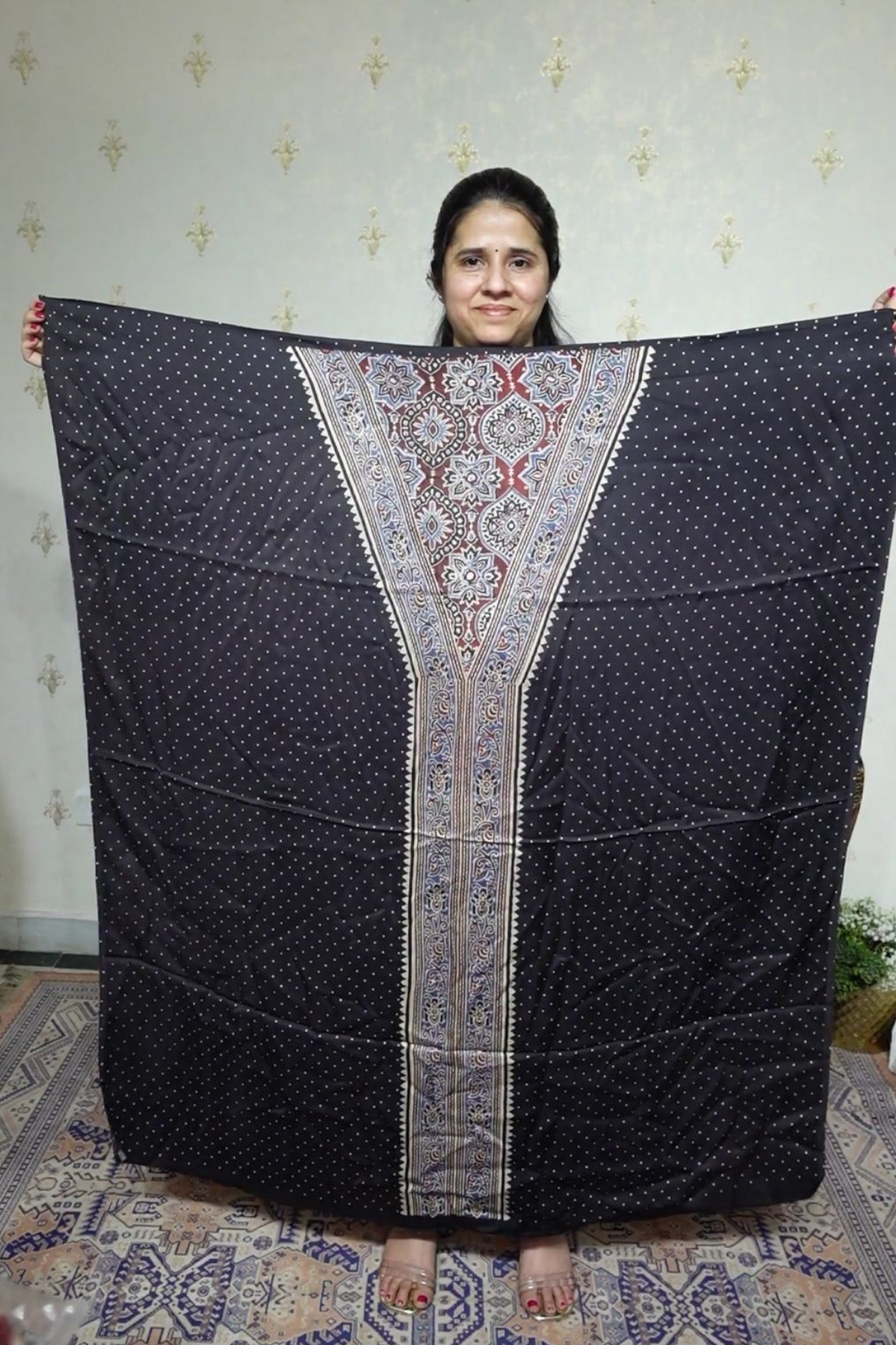 Ajrakh Modal Kurta Dupatta Set-2pc