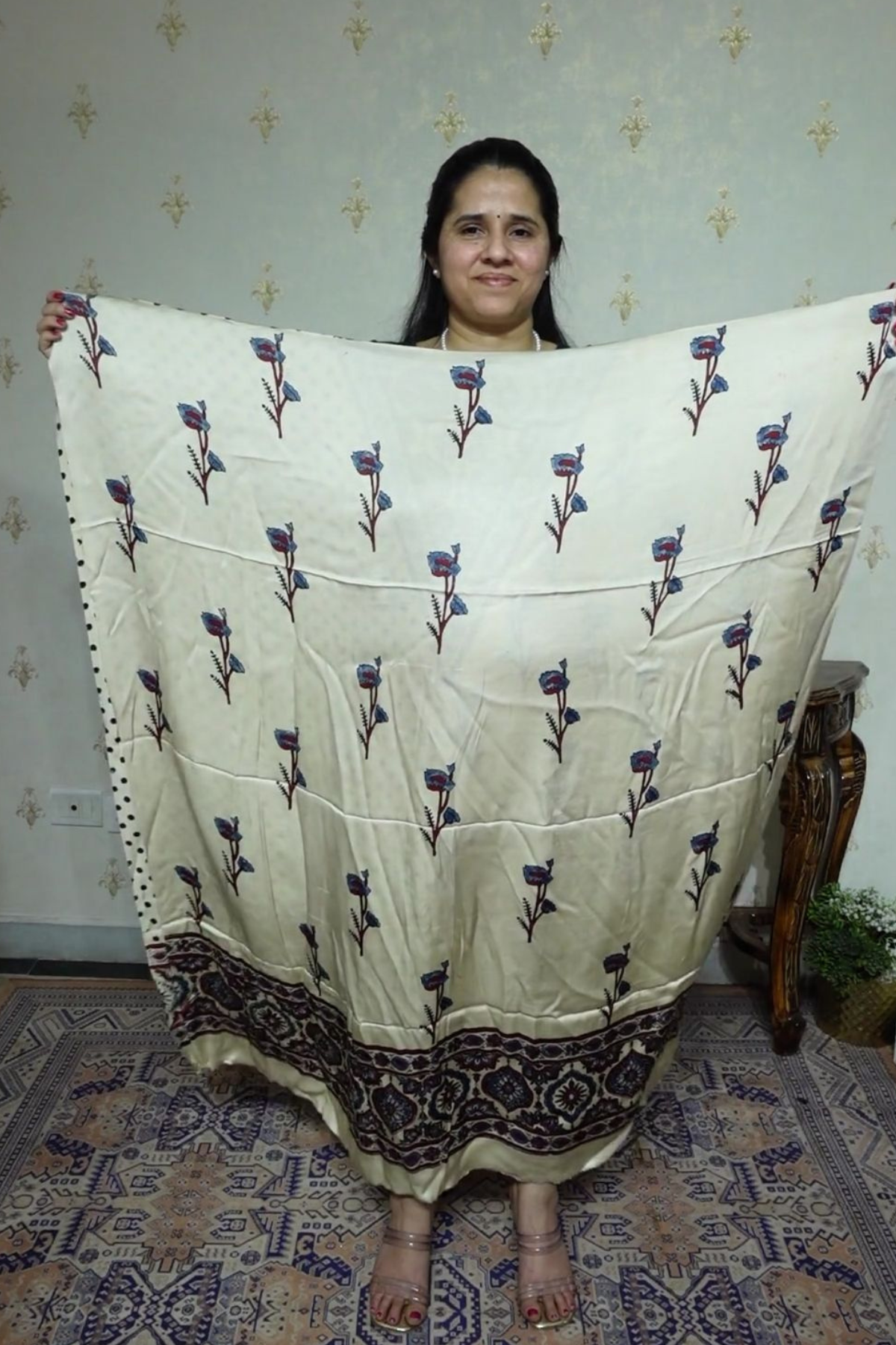 Ajrakh Modal Kurta Dupatta Set-2pc