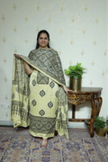 Ajrakh Modal Kurta Dupatta Set-2pc