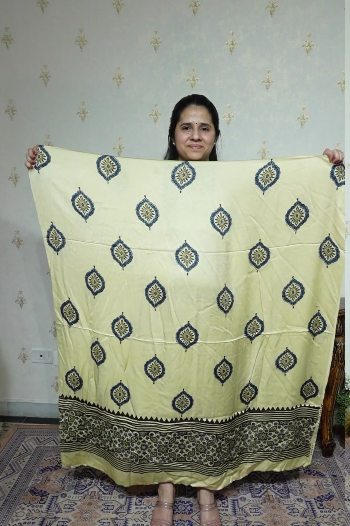 Ajrakh Modal Kurta Dupatta Set-2pc
