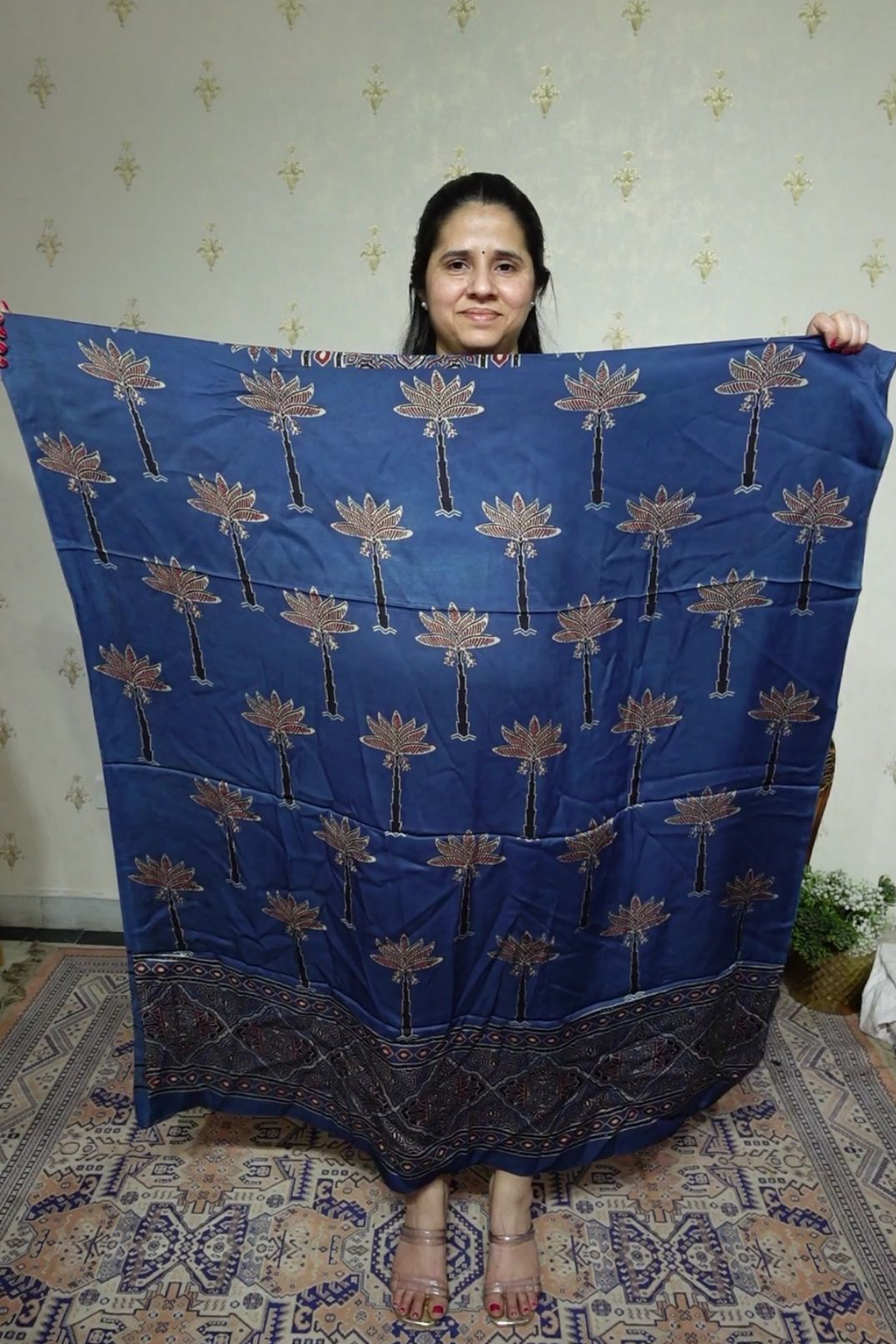 Ajrakh Modal Kurta Dupatta Set-2pc