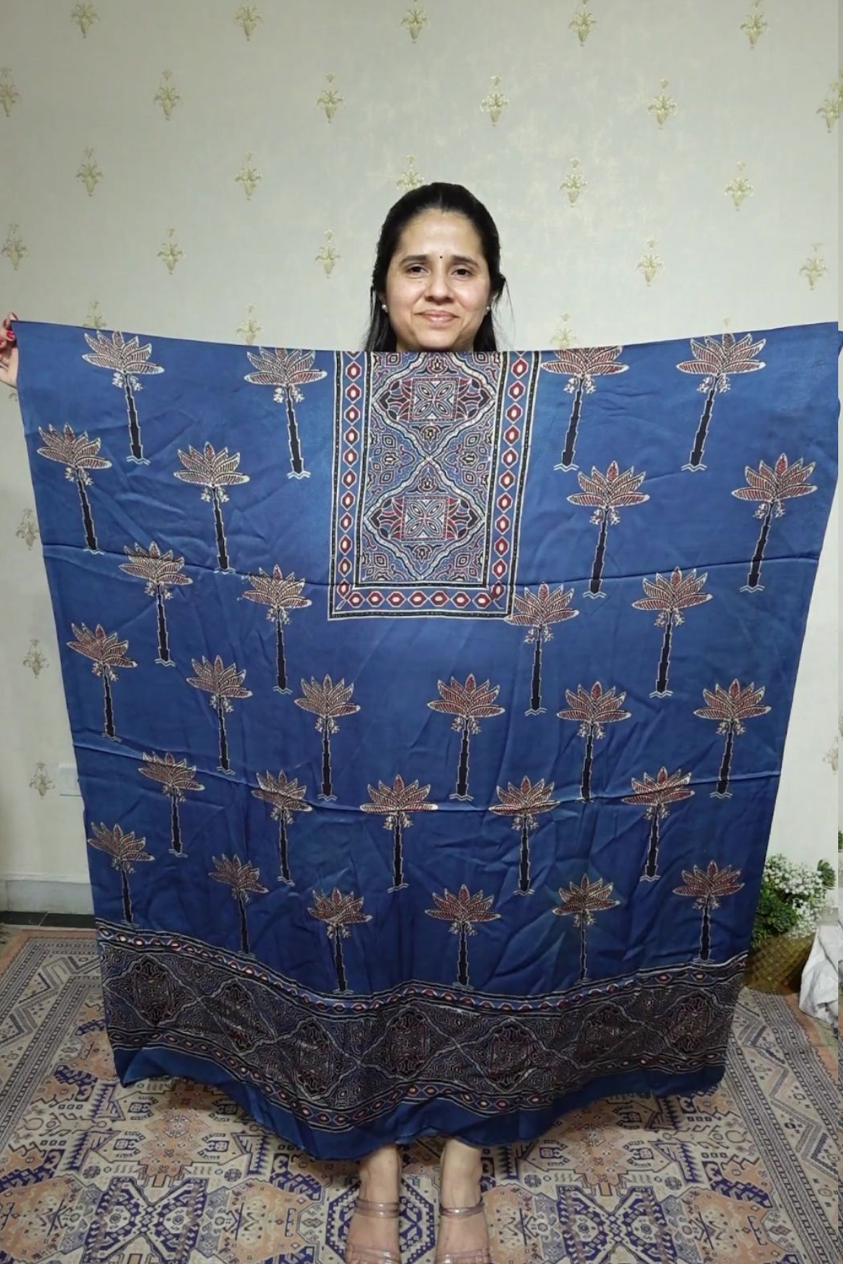 Ajrakh Modal Kurta Dupatta Set-2pc