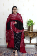 Kutch Tie-Dye Bandhani Modal Silk 3pc