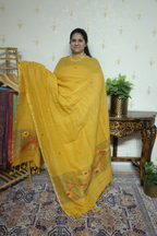 Jayshree Linen jamdani with Paithni  Border Dupatta -2pc