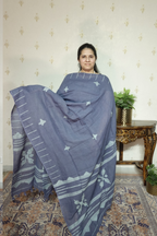 Jayshree Linen jamdani with Thread weaving  Dupatta -2pc