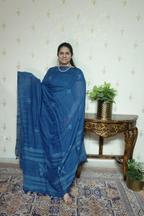 Jayshree Linen jamdani with Thread weaving  Dupatta -2pc