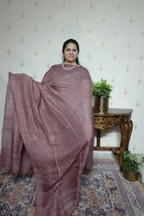 Jayshree Linen jamdani with Thread weaving  Dupatta -2pc
