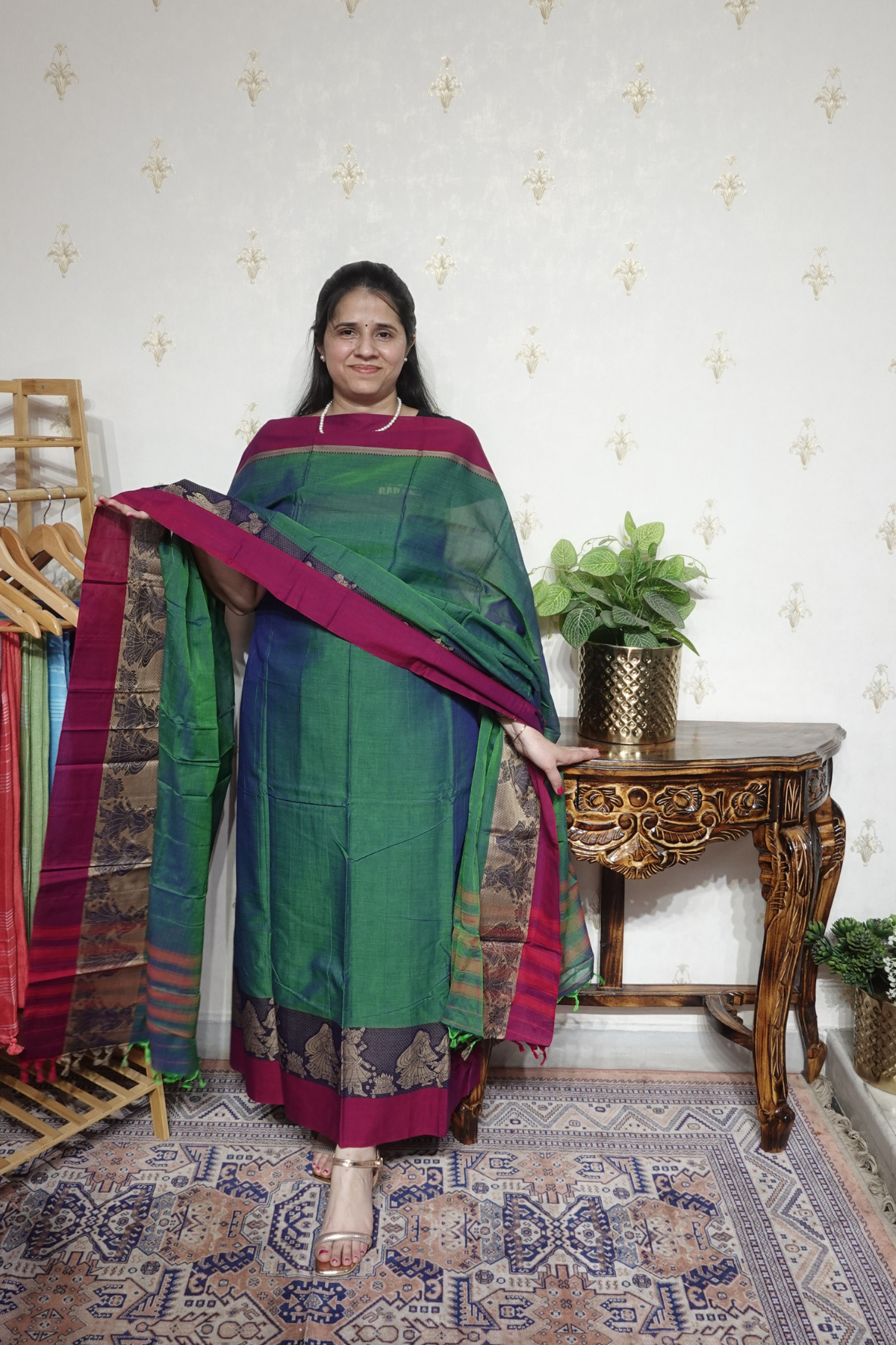 Mangalgiri Cotton Suits set