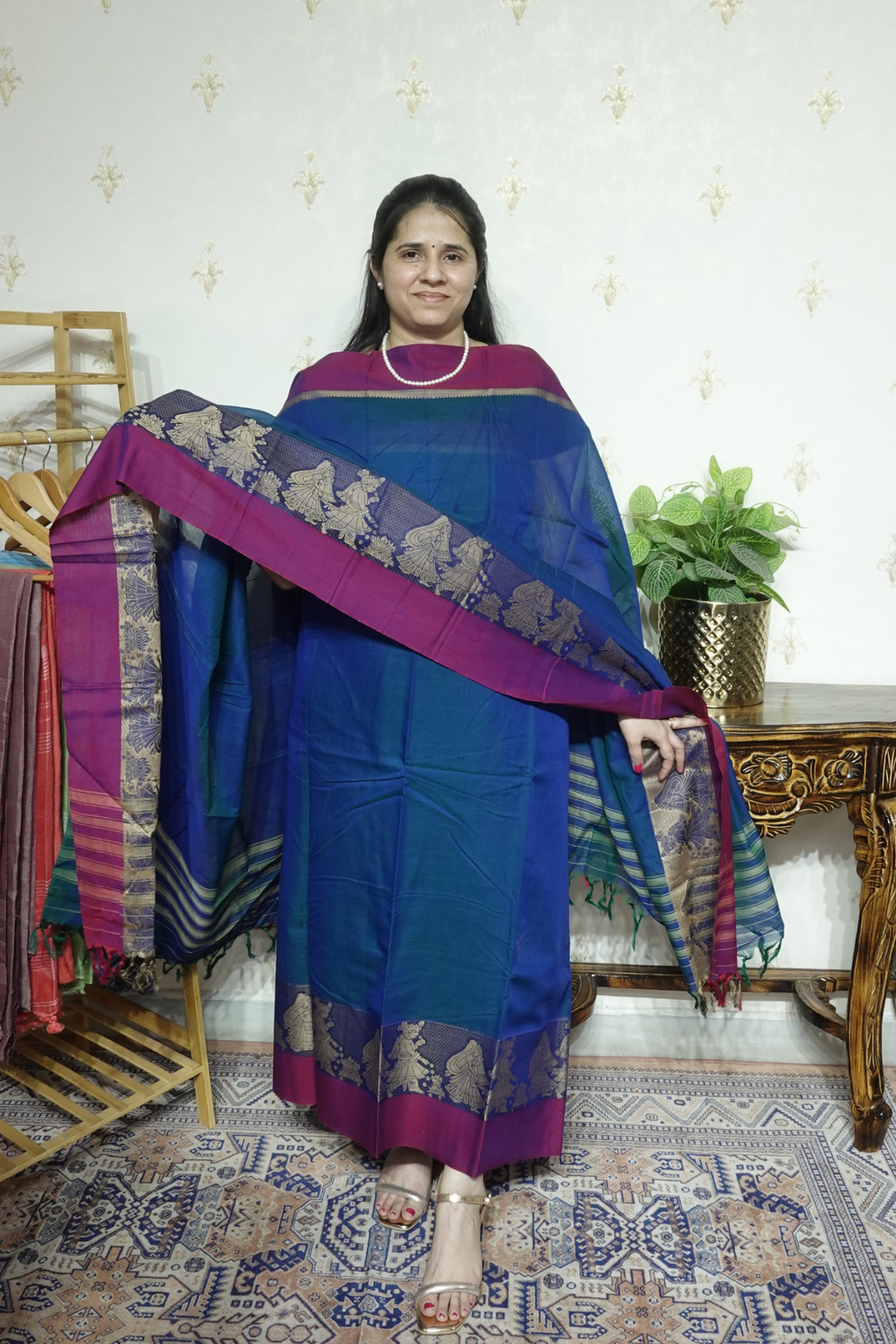Mangalgiri Cotton Suits set
