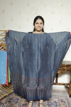 Ajrakh Handblock On Silk  linens- 2pc