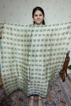 Ajrakh Handblock On Silk  linens- 2pc