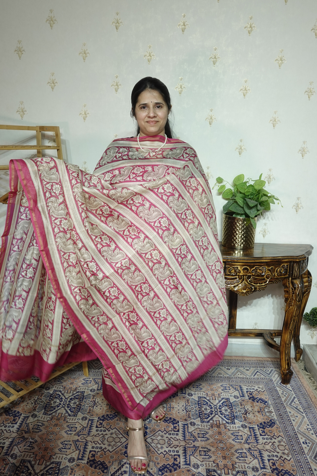 Maheshwari Silk - 70 GM with Digital Prints