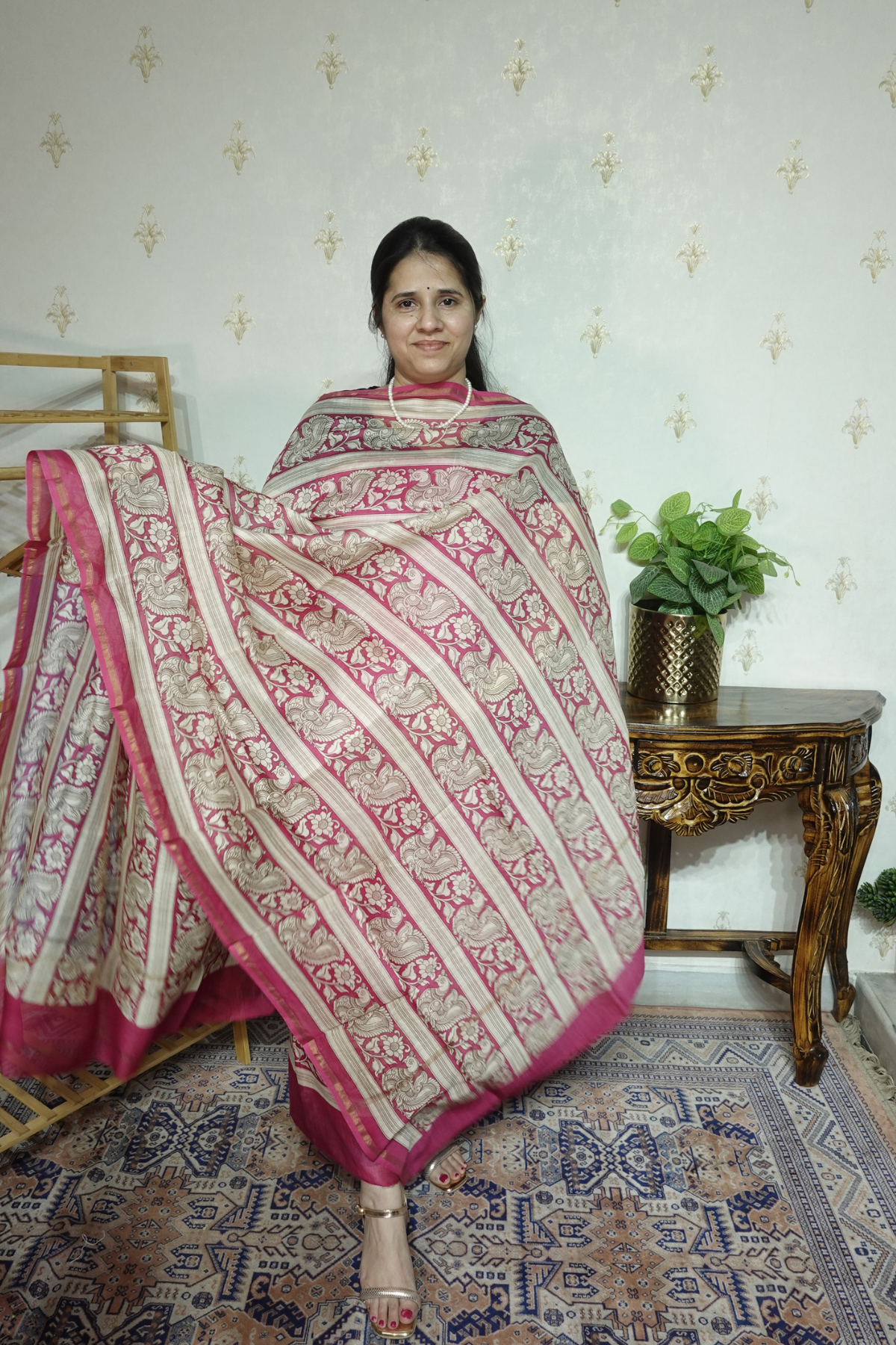 Maheshwari Silk - 70 GM with Digital Prints