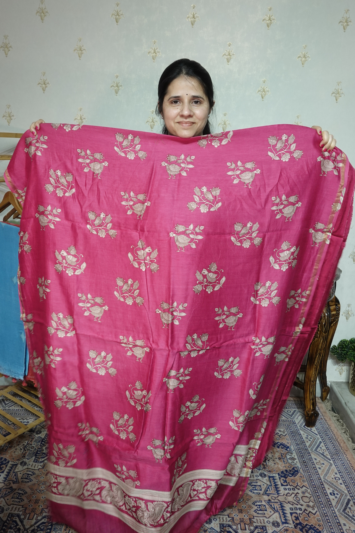 Maheshwari Silk - 70 GM with Digital Prints