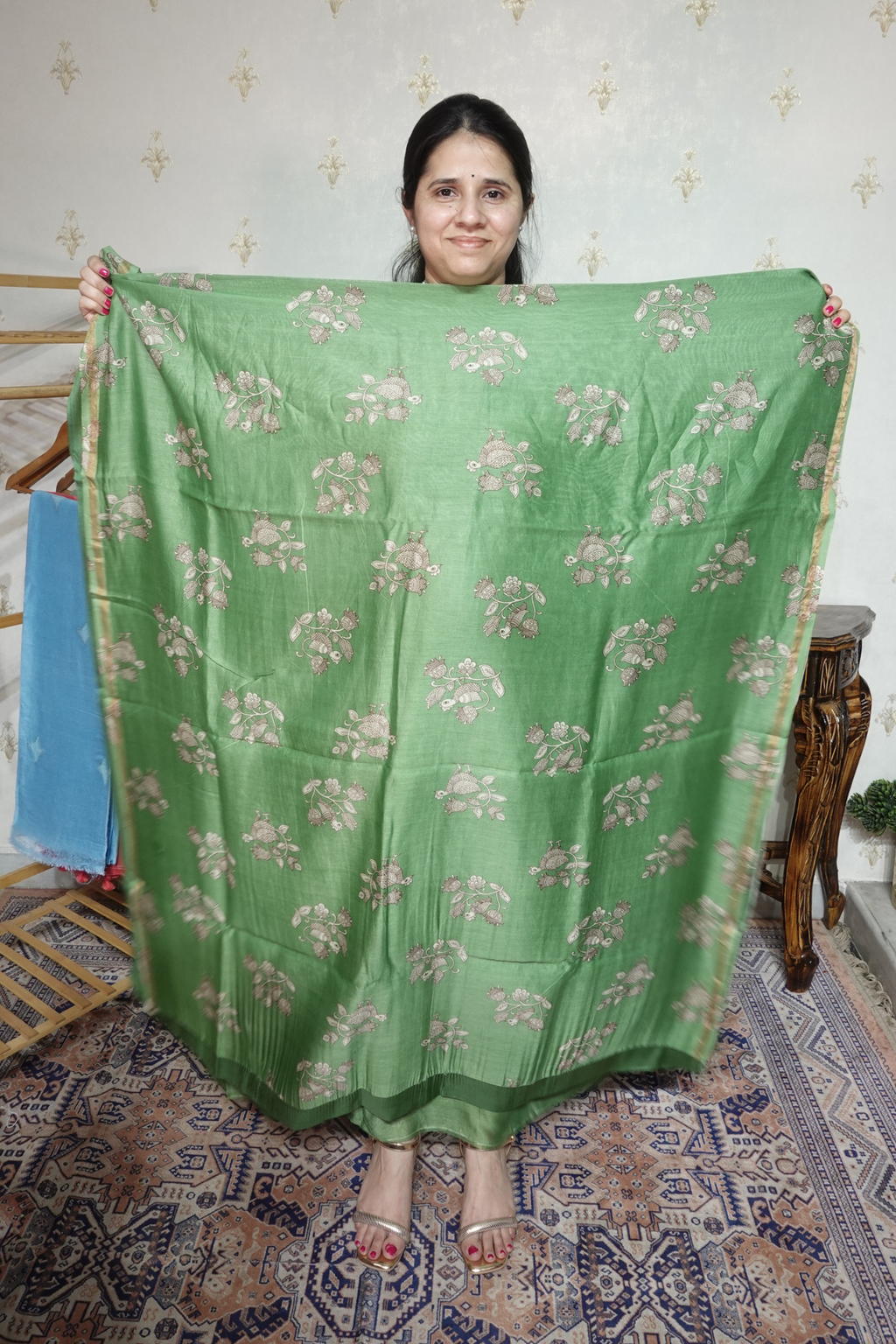 Maheshwari Silk - 70 GM with Digital Prints