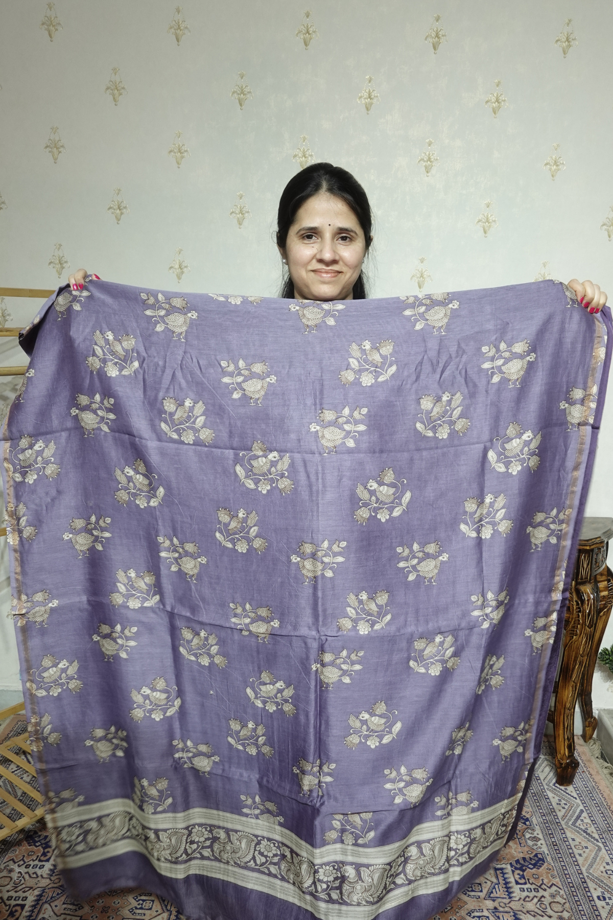 Maheshwari Silk - 70 GM with Digital Prints