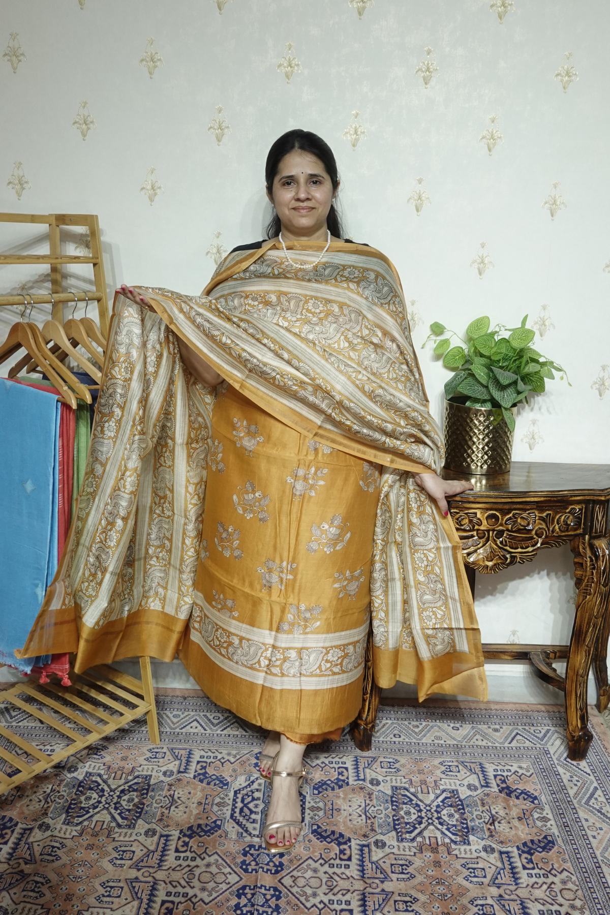 Maheshwari Silk - 70 GM with Digital Prints