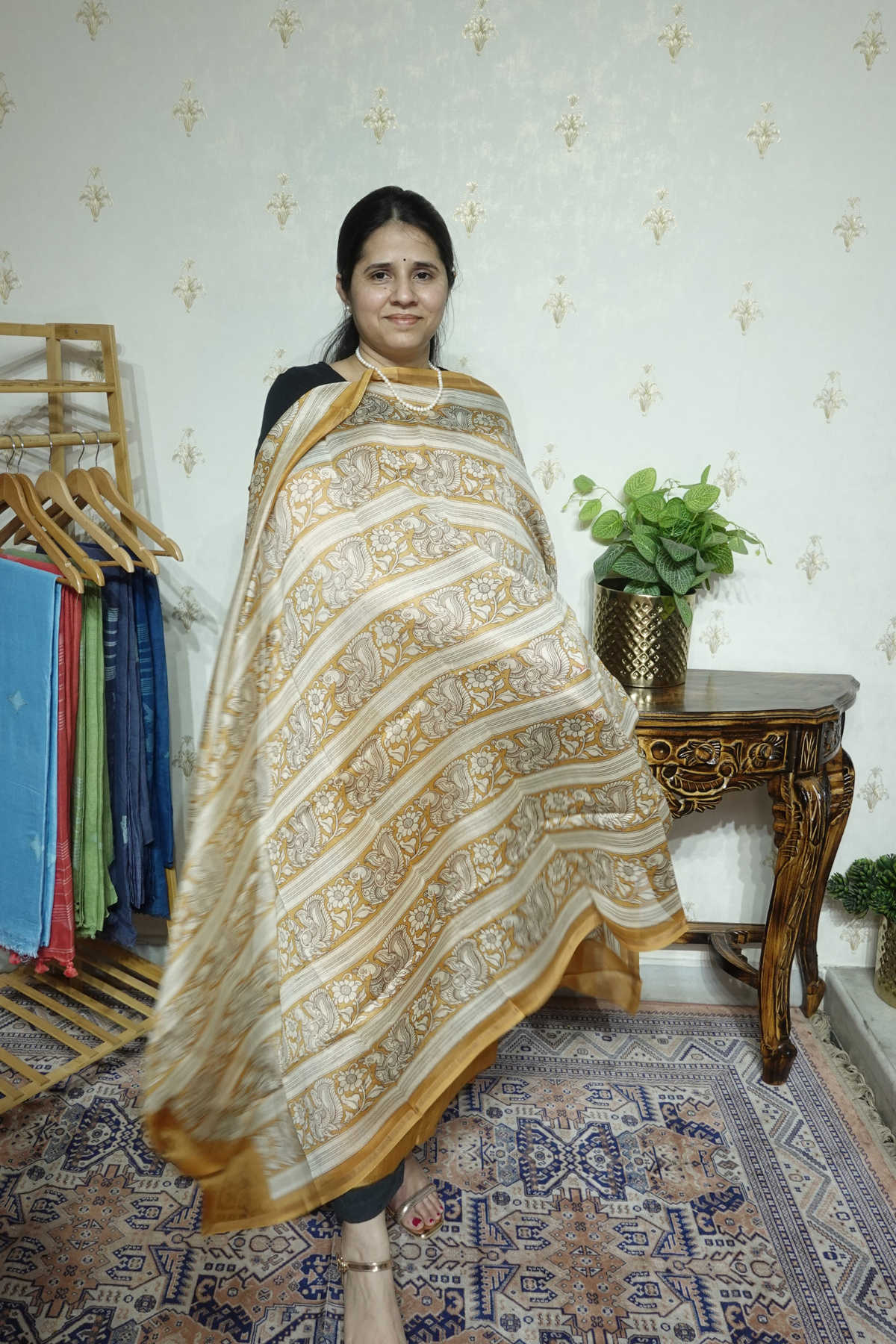 Maheshwari Silk - 70 GM with Digital Prints