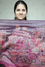 Maheshwari Silk - 70 GM with Digital Prints