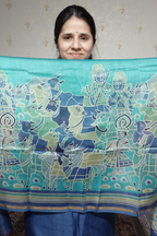 Maheshwari Silk - 70 GM with Digital Prints