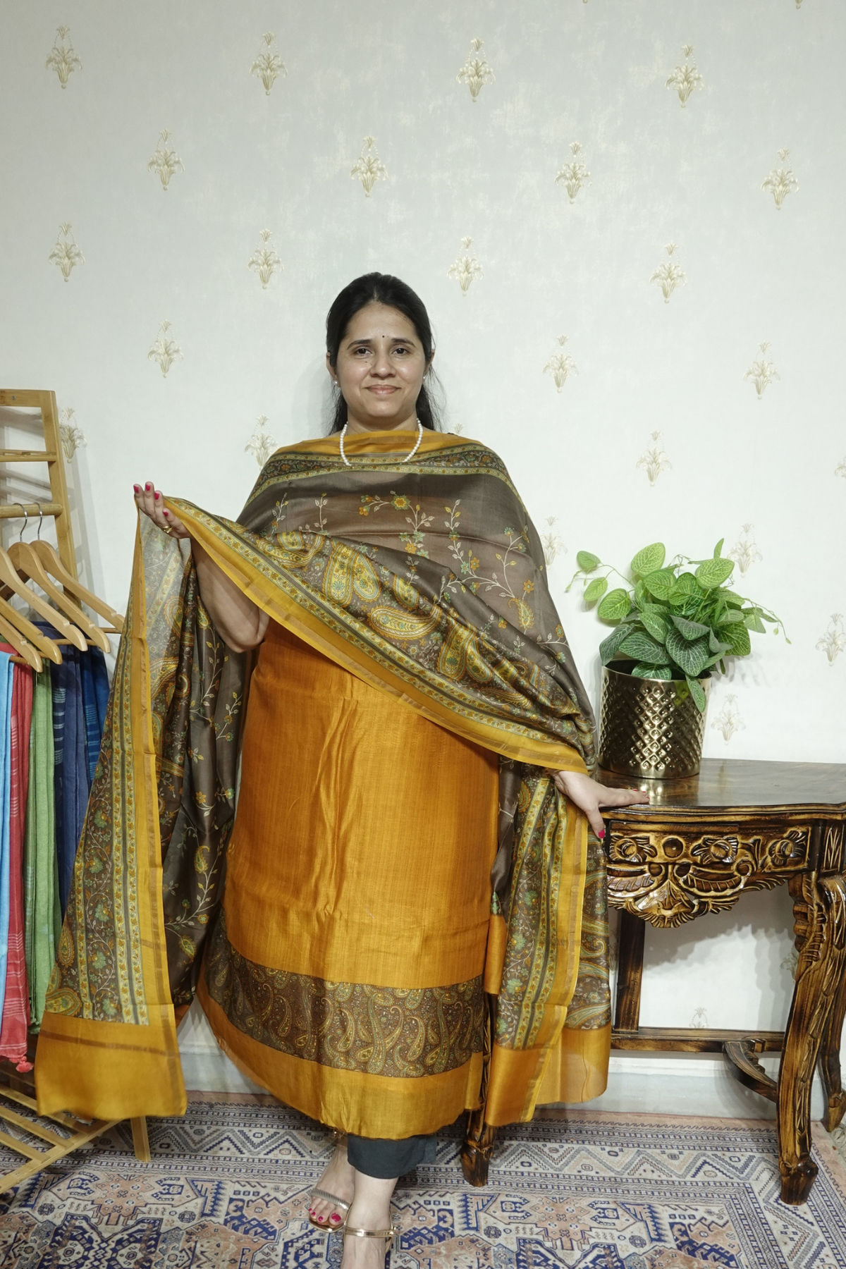 Maheshwari Silk - 70 GM with Digital Prints