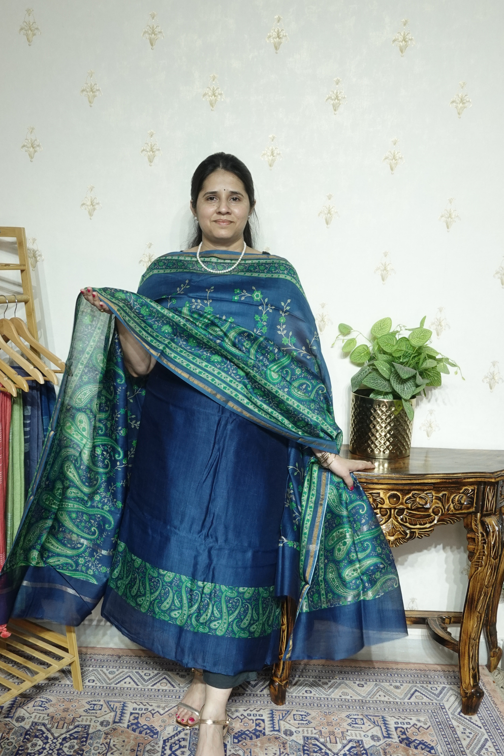 Maheshwari Silk - 70 GM with Digital Prints