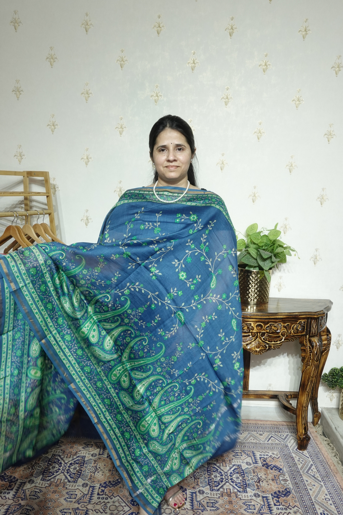 Maheshwari Silk - 70 GM with Digital Prints