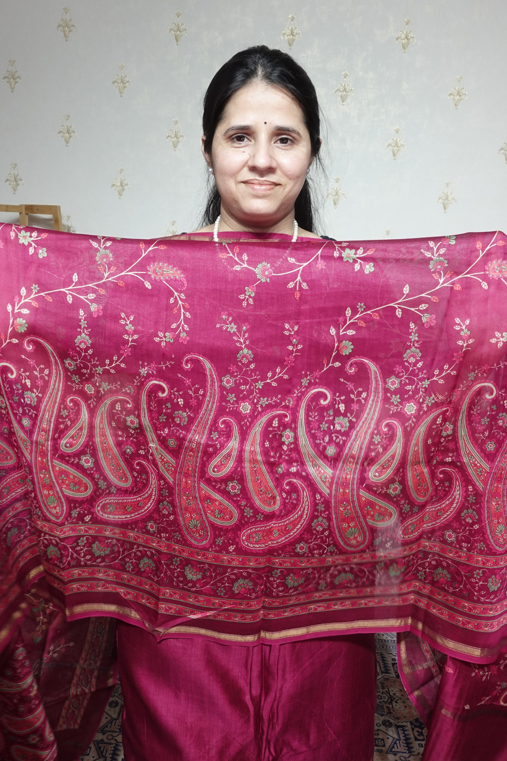 Maheshwari Silk - 70 GM with Digital Prints