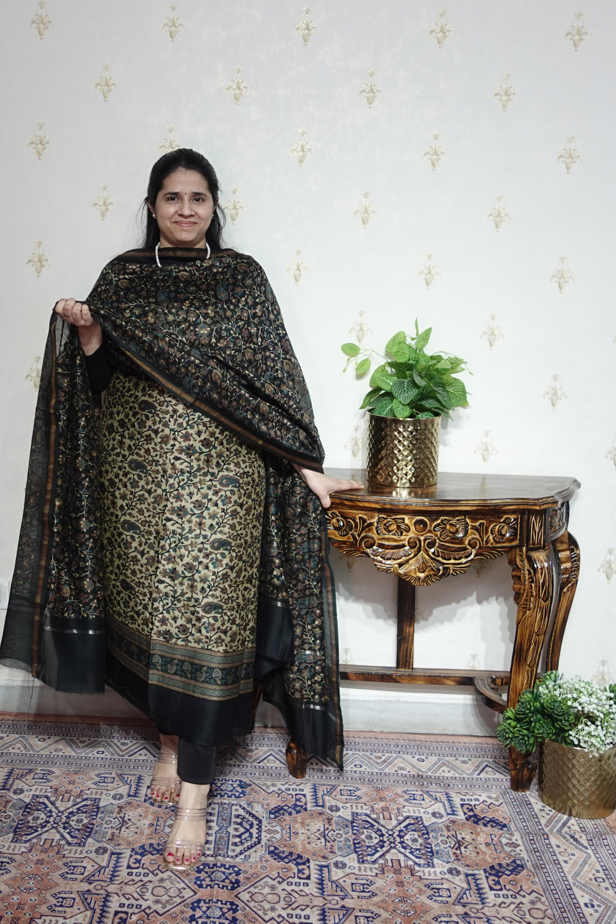 Maheshwari Silk - 70 GM with Digital Prints
