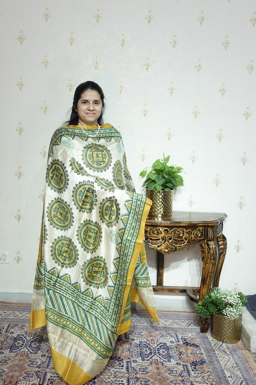 Maheshwari Silk - 70 GM with Digital Prints