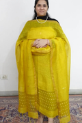 Silk Linen Jamdani Kurta Dupatta