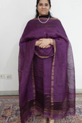 Silk Linen Jamdani Kurta Dupatta