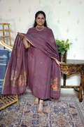 Jayshree Linen jamdani with Paithni  Border Dupatta -2pc